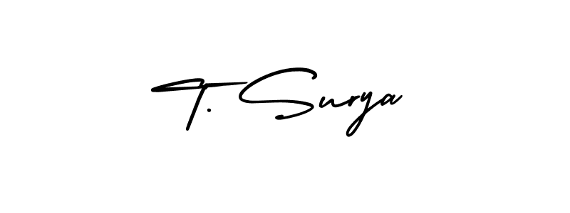 Here are the top 10 professional signature styles for the name T. Surya. These are the best autograph styles you can use for your name. T. Surya signature style 3 images and pictures png