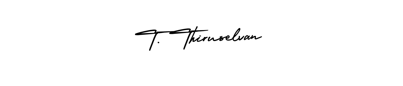 Also we have T. Thiruselvan name is the best signature style. Create professional handwritten signature collection using AmerikaSignatureDemo-Regular autograph style. T. Thiruselvan signature style 3 images and pictures png