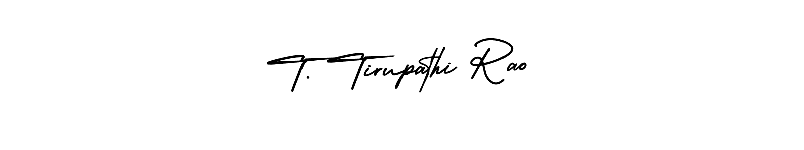 Also we have T. Tirupathi Rao name is the best signature style. Create professional handwritten signature collection using AmerikaSignatureDemo-Regular autograph style. T. Tirupathi Rao signature style 3 images and pictures png