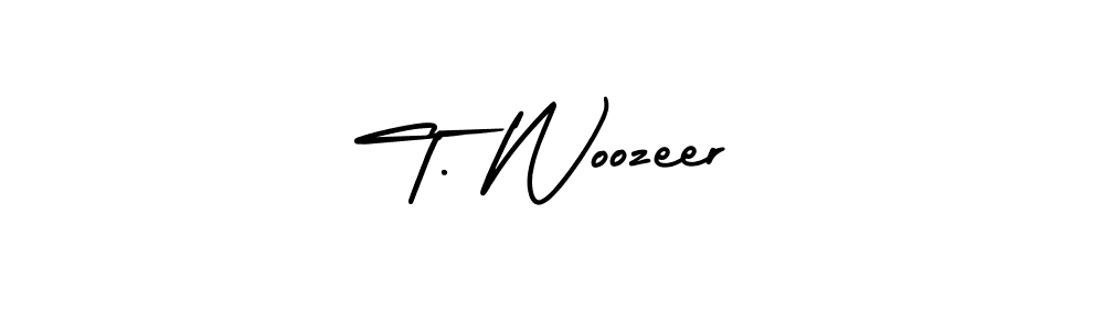 Make a beautiful signature design for name T. Woozeer. Use this online signature maker to create a handwritten signature for free. T. Woozeer signature style 3 images and pictures png