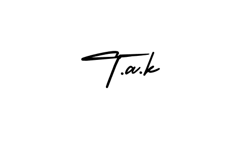 Check out images of Autograph of T.a.k name. Actor T.a.k Signature Style. AmerikaSignatureDemo-Regular is a professional sign style online. T.a.k signature style 3 images and pictures png