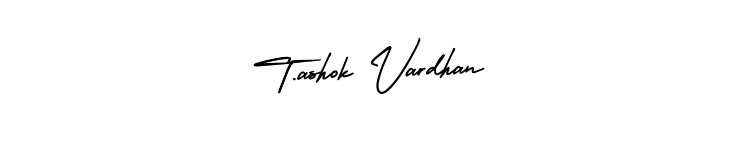 Make a beautiful signature design for name T.ashok Vardhan. Use this online signature maker to create a handwritten signature for free. T.ashok Vardhan signature style 3 images and pictures png