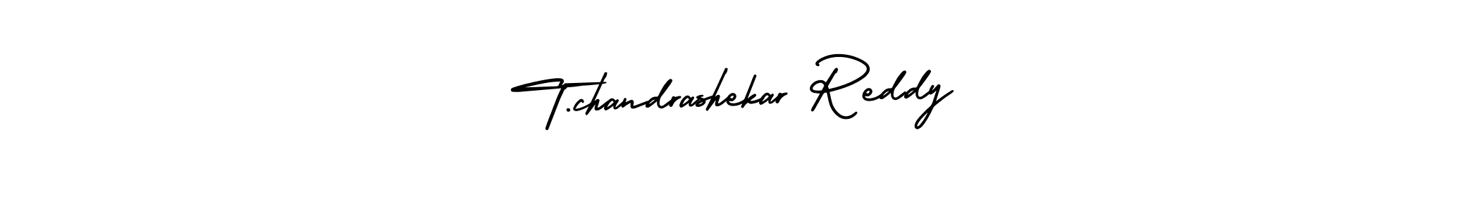 Use a signature maker to create a handwritten signature online. With this signature software, you can design (AmerikaSignatureDemo-Regular) your own signature for name T.chandrashekar Reddy. T.chandrashekar Reddy signature style 3 images and pictures png