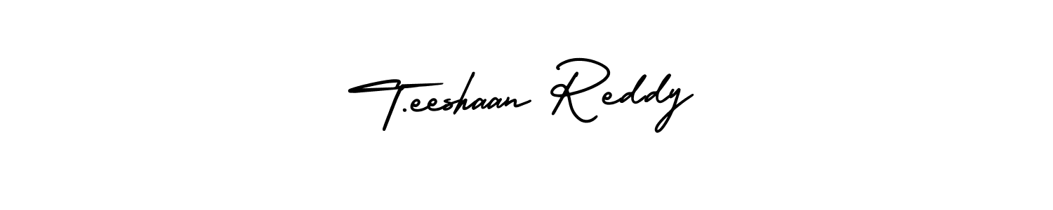 How to make T.eeshaan Reddy signature? AmerikaSignatureDemo-Regular is a professional autograph style. Create handwritten signature for T.eeshaan Reddy name. T.eeshaan Reddy signature style 3 images and pictures png