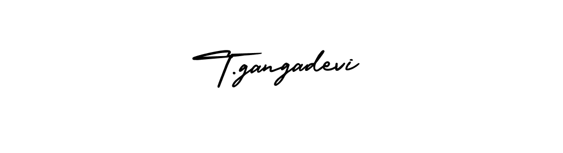 Best and Professional Signature Style for T.gangadevi. AmerikaSignatureDemo-Regular Best Signature Style Collection. T.gangadevi signature style 3 images and pictures png