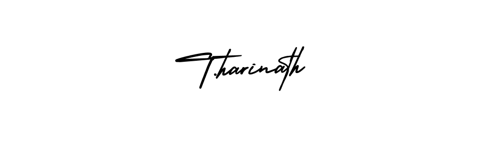 How to Draw T.harinath signature style? AmerikaSignatureDemo-Regular is a latest design signature styles for name T.harinath. T.harinath signature style 3 images and pictures png