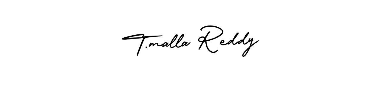 Also You can easily find your signature by using the search form. We will create T.malla Reddy name handwritten signature images for you free of cost using AmerikaSignatureDemo-Regular sign style. T.malla Reddy signature style 3 images and pictures png