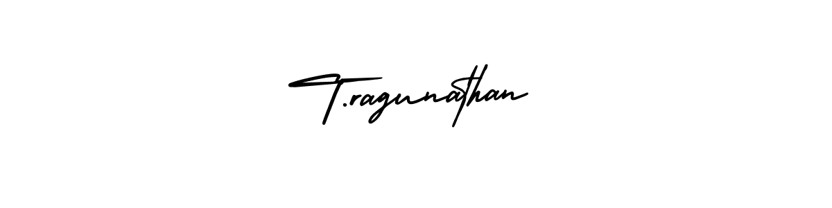 How to Draw T.ragunathan signature style? AmerikaSignatureDemo-Regular is a latest design signature styles for name T.ragunathan. T.ragunathan signature style 3 images and pictures png