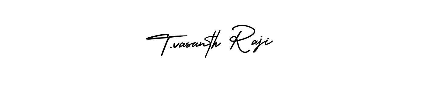 See photos of T.vasanth Raji official signature by Spectra . Check more albums & portfolios. Read reviews & check more about AmerikaSignatureDemo-Regular font. T.vasanth Raji signature style 3 images and pictures png