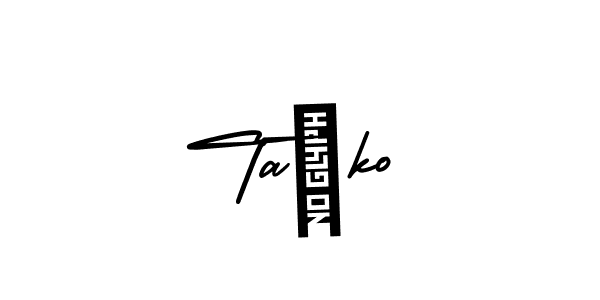 The best way (AmerikaSignatureDemo-Regular) to make a short signature is to pick only two or three words in your name. The name Taïko include a total of six letters. For converting this name. Taïko signature style 3 images and pictures png