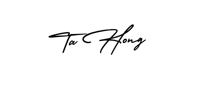 Once you've used our free online signature maker to create your best signature AmerikaSignatureDemo-Regular style, it's time to enjoy all of the benefits that Ta Hong name signing documents. Ta Hong signature style 3 images and pictures png
