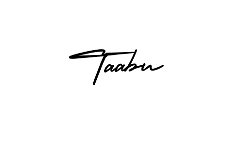 How to make Taabu signature? AmerikaSignatureDemo-Regular is a professional autograph style. Create handwritten signature for Taabu name. Taabu signature style 3 images and pictures png