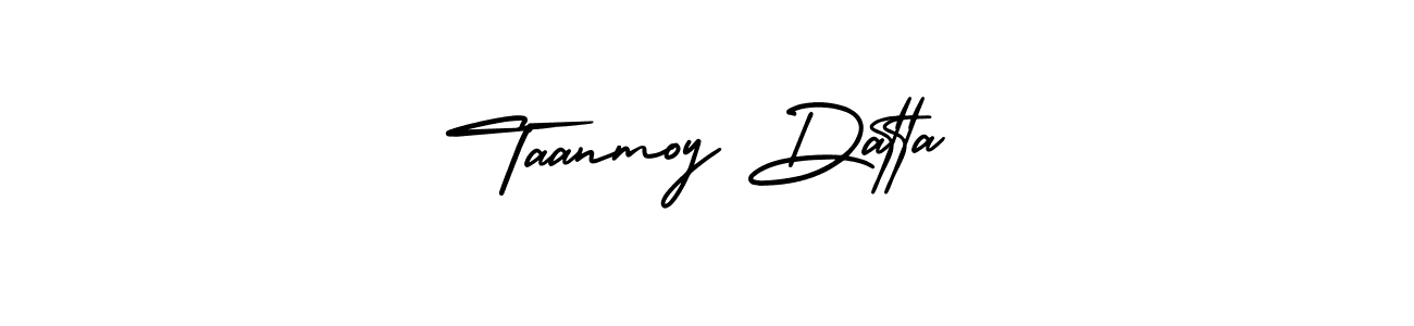 Make a beautiful signature design for name Taanmoy Datta. With this signature (AmerikaSignatureDemo-Regular) style, you can create a handwritten signature for free. Taanmoy Datta signature style 3 images and pictures png