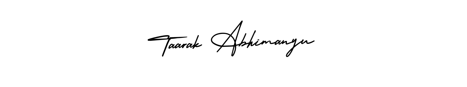 Make a short Taarak Abhimanyu signature style. Manage your documents anywhere anytime using AmerikaSignatureDemo-Regular. Create and add eSignatures, submit forms, share and send files easily. Taarak Abhimanyu signature style 3 images and pictures png