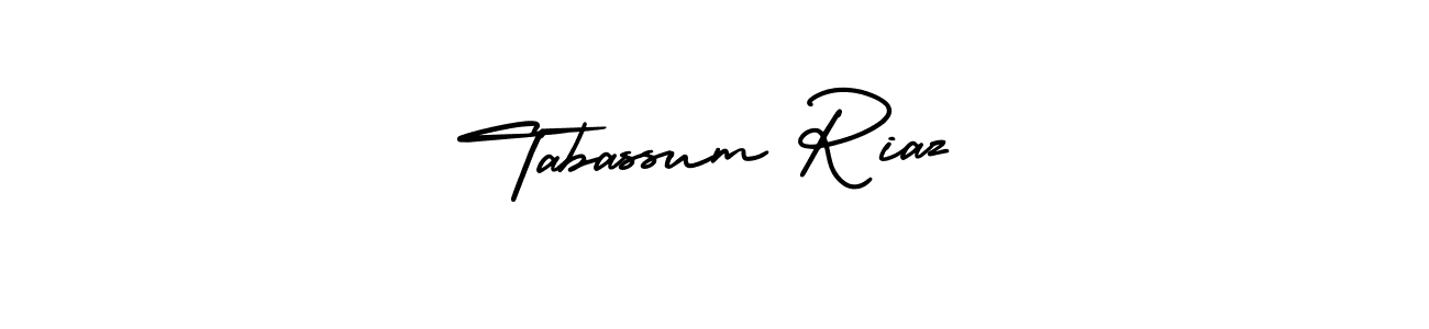 It looks lik you need a new signature style for name Tabassum Riaz. Design unique handwritten (AmerikaSignatureDemo-Regular) signature with our free signature maker in just a few clicks. Tabassum Riaz signature style 3 images and pictures png