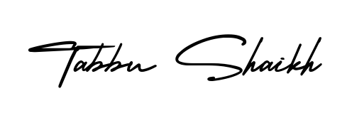 Tabbu Shaikh stylish signature style. Best Handwritten Sign (AmerikaSignatureDemo-Regular) for my name. Handwritten Signature Collection Ideas for my name Tabbu Shaikh. Tabbu Shaikh signature style 3 images and pictures png