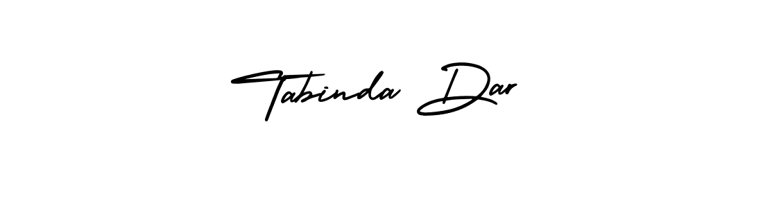 How to make Tabinda Dar signature? AmerikaSignatureDemo-Regular is a professional autograph style. Create handwritten signature for Tabinda Dar name. Tabinda Dar signature style 3 images and pictures png