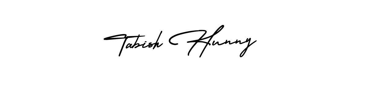 It looks lik you need a new signature style for name Tabish Hunny. Design unique handwritten (AmerikaSignatureDemo-Regular) signature with our free signature maker in just a few clicks. Tabish Hunny signature style 3 images and pictures png