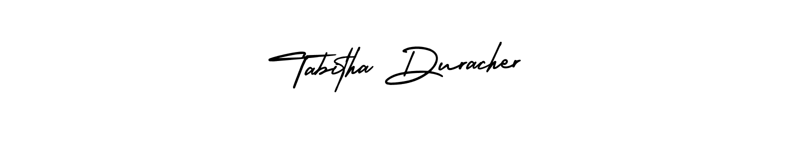 How to Draw Tabitha Duracher signature style? AmerikaSignatureDemo-Regular is a latest design signature styles for name Tabitha Duracher. Tabitha Duracher signature style 3 images and pictures png