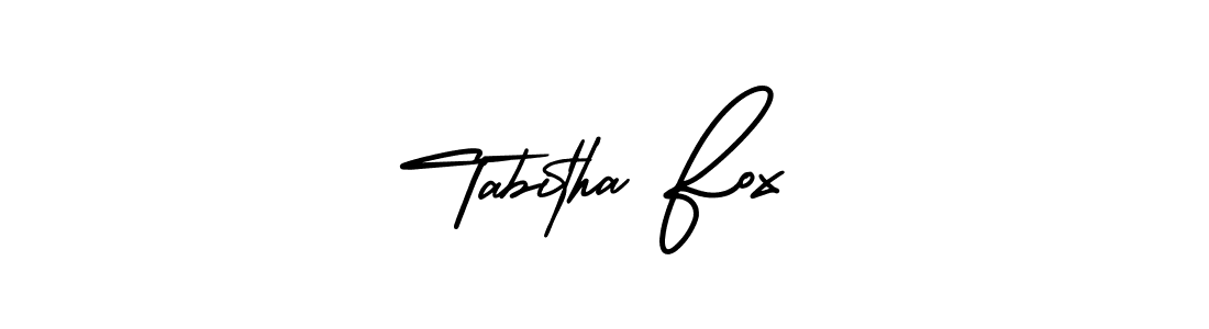 It looks lik you need a new signature style for name Tabitha Fox. Design unique handwritten (AmerikaSignatureDemo-Regular) signature with our free signature maker in just a few clicks. Tabitha Fox signature style 3 images and pictures png