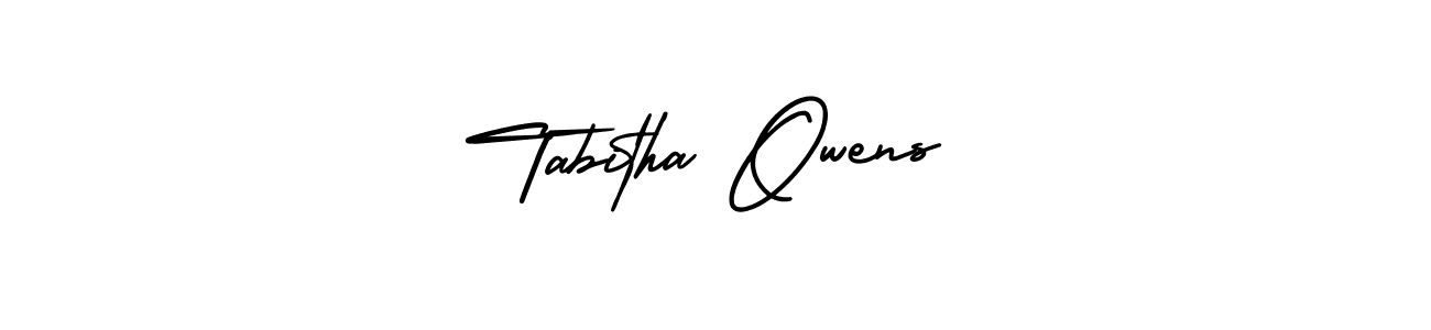 How to Draw Tabitha Owens signature style? AmerikaSignatureDemo-Regular is a latest design signature styles for name Tabitha Owens. Tabitha Owens signature style 3 images and pictures png