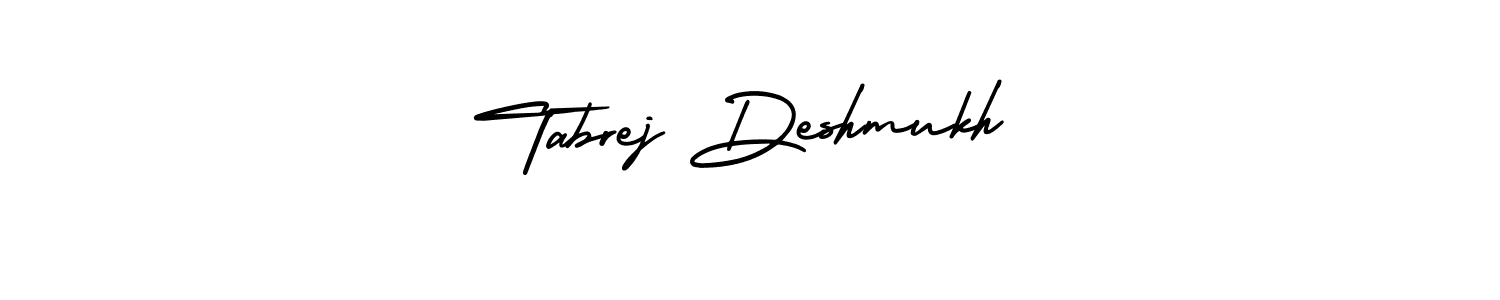 Similarly AmerikaSignatureDemo-Regular is the best handwritten signature design. Signature creator online .You can use it as an online autograph creator for name Tabrej Deshmukh. Tabrej Deshmukh signature style 3 images and pictures png