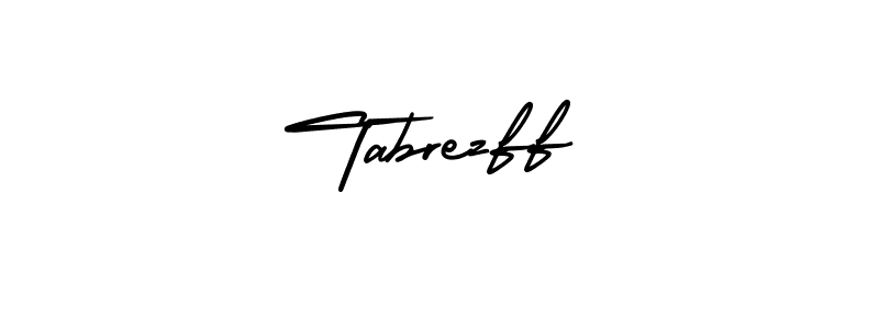 How to Draw Tabrezff signature style? AmerikaSignatureDemo-Regular is a latest design signature styles for name Tabrezff. Tabrezff signature style 3 images and pictures png