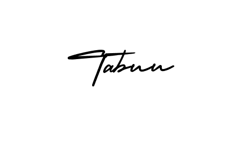 You should practise on your own different ways (AmerikaSignatureDemo-Regular) to write your name (Tabuu) in signature. don't let someone else do it for you. Tabuu signature style 3 images and pictures png