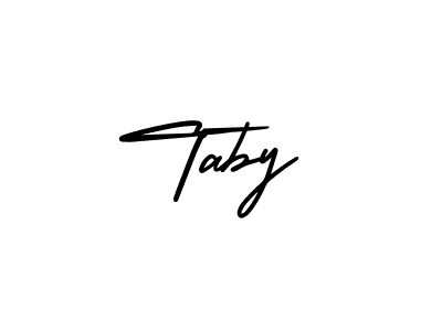 How to Draw Taby signature style? AmerikaSignatureDemo-Regular is a latest design signature styles for name Taby. Taby signature style 3 images and pictures png