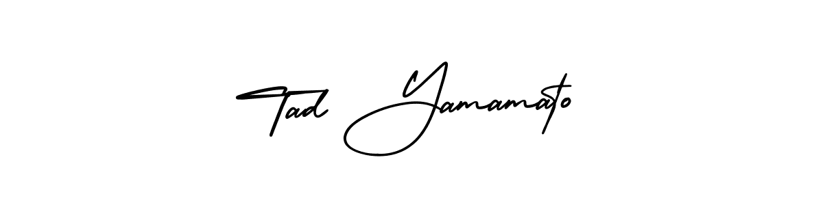Make a short Tad Yamamato signature style. Manage your documents anywhere anytime using AmerikaSignatureDemo-Regular. Create and add eSignatures, submit forms, share and send files easily. Tad Yamamato signature style 3 images and pictures png