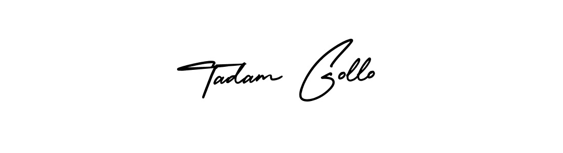 Also we have Tadam Gollo name is the best signature style. Create professional handwritten signature collection using AmerikaSignatureDemo-Regular autograph style. Tadam Gollo signature style 3 images and pictures png
