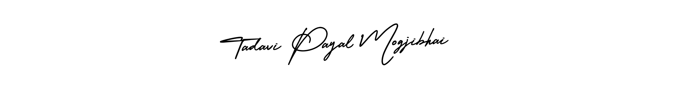 Design your own signature with our free online signature maker. With this signature software, you can create a handwritten (AmerikaSignatureDemo-Regular) signature for name Tadavi Payal Mogjibhai. Tadavi Payal Mogjibhai signature style 3 images and pictures png