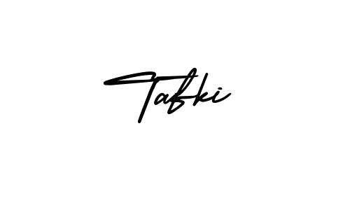 Also You can easily find your signature by using the search form. We will create Tafki name handwritten signature images for you free of cost using AmerikaSignatureDemo-Regular sign style. Tafki signature style 3 images and pictures png