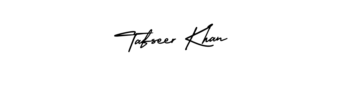 The best way (AmerikaSignatureDemo-Regular) to make a short signature is to pick only two or three words in your name. The name Tafseer Khan include a total of six letters. For converting this name. Tafseer Khan signature style 3 images and pictures png