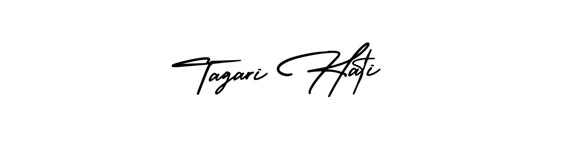 Make a short Tagari Hati signature style. Manage your documents anywhere anytime using AmerikaSignatureDemo-Regular. Create and add eSignatures, submit forms, share and send files easily. Tagari Hati signature style 3 images and pictures png