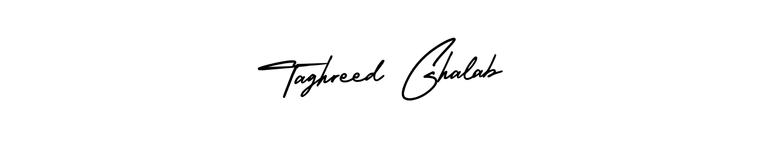 Make a beautiful signature design for name Taghreed Ghalab. Use this online signature maker to create a handwritten signature for free. Taghreed Ghalab signature style 3 images and pictures png