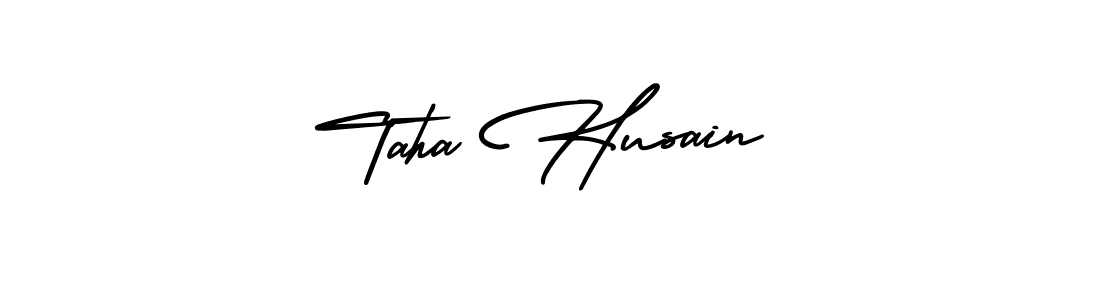 How to Draw Taha Husain signature style? AmerikaSignatureDemo-Regular is a latest design signature styles for name Taha Husain. Taha Husain signature style 3 images and pictures png