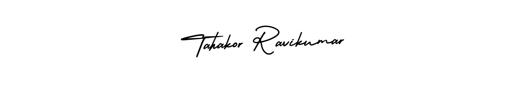 Use a signature maker to create a handwritten signature online. With this signature software, you can design (AmerikaSignatureDemo-Regular) your own signature for name Tahakor Ravikumar. Tahakor Ravikumar signature style 3 images and pictures png