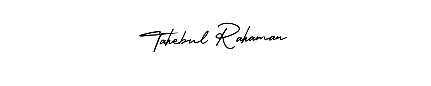 Similarly AmerikaSignatureDemo-Regular is the best handwritten signature design. Signature creator online .You can use it as an online autograph creator for name Tahebul Rahaman. Tahebul Rahaman signature style 3 images and pictures png