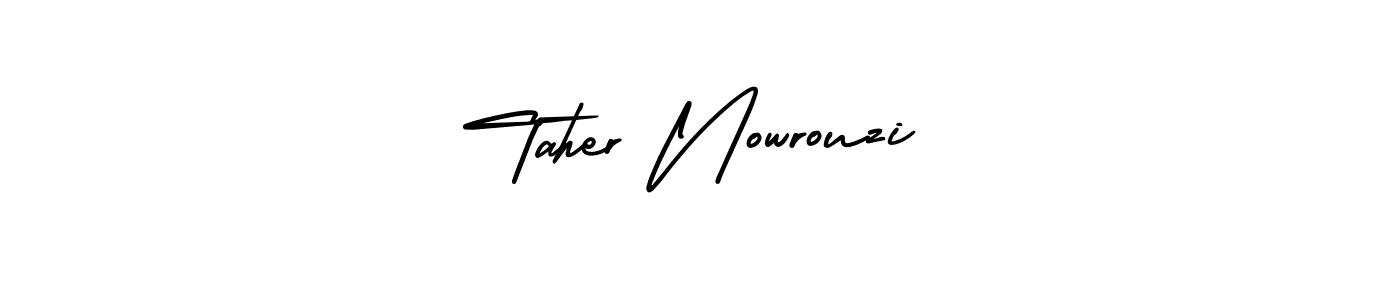 You can use this online signature creator to create a handwritten signature for the name Taher Nowrouzi. This is the best online autograph maker. Taher Nowrouzi signature style 3 images and pictures png