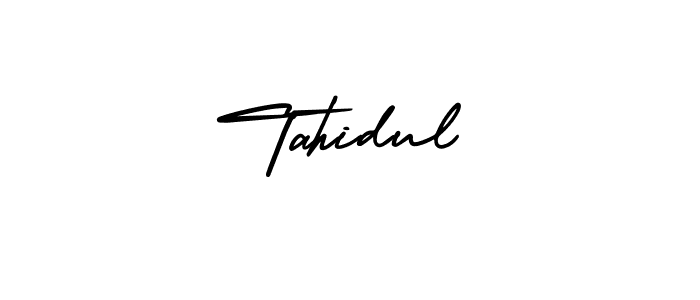 Best and Professional Signature Style for Tahidul. AmerikaSignatureDemo-Regular Best Signature Style Collection. Tahidul signature style 3 images and pictures png