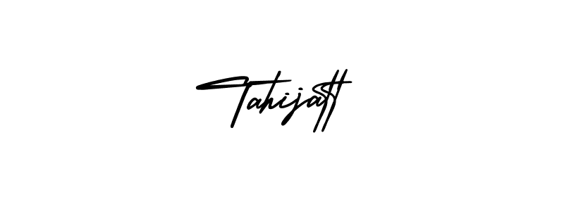 Tahijatt stylish signature style. Best Handwritten Sign (AmerikaSignatureDemo-Regular) for my name. Handwritten Signature Collection Ideas for my name Tahijatt. Tahijatt signature style 3 images and pictures png