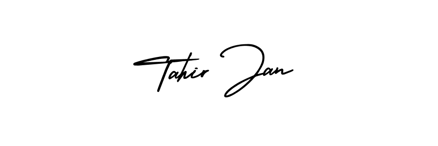 It looks lik you need a new signature style for name Tahir Jan. Design unique handwritten (AmerikaSignatureDemo-Regular) signature with our free signature maker in just a few clicks. Tahir Jan signature style 3 images and pictures png