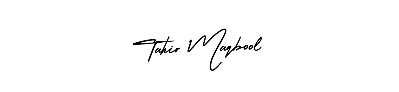 You can use this online signature creator to create a handwritten signature for the name Tahir Maqbool. This is the best online autograph maker. Tahir Maqbool signature style 3 images and pictures png