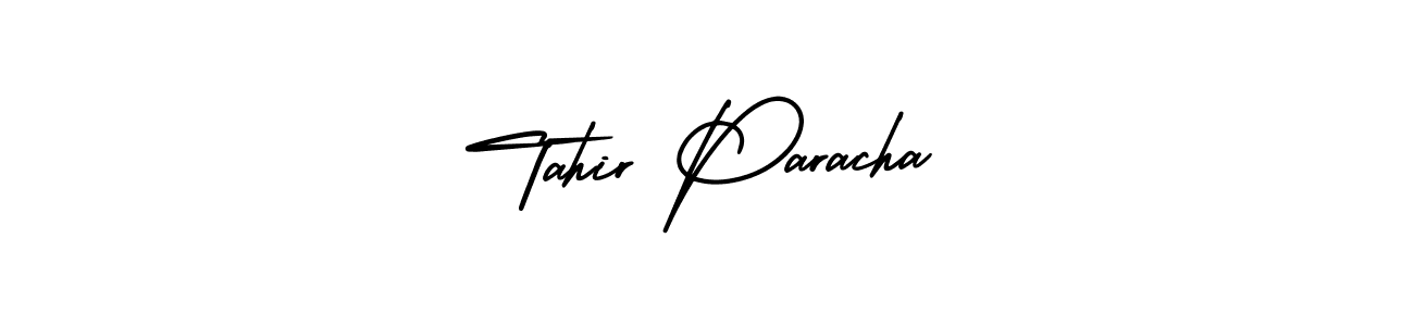 You can use this online signature creator to create a handwritten signature for the name Tahir Paracha. This is the best online autograph maker. Tahir Paracha signature style 3 images and pictures png