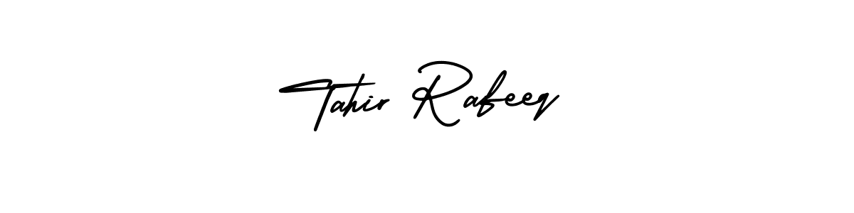 Use a signature maker to create a handwritten signature online. With this signature software, you can design (AmerikaSignatureDemo-Regular) your own signature for name Tahir Rafeeq. Tahir Rafeeq signature style 3 images and pictures png