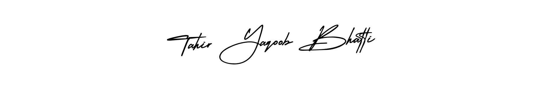 Check out images of Autograph of Tahir Yaqoob Bhatti name. Actor Tahir Yaqoob Bhatti Signature Style. AmerikaSignatureDemo-Regular is a professional sign style online. Tahir Yaqoob Bhatti signature style 3 images and pictures png