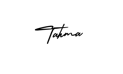 Also we have Tahma name is the best signature style. Create professional handwritten signature collection using AmerikaSignatureDemo-Regular autograph style. Tahma signature style 3 images and pictures png