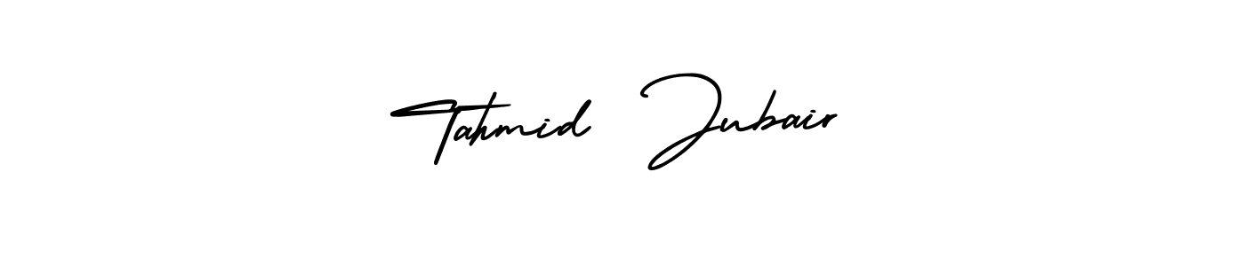 Tahmid  Jubair stylish signature style. Best Handwritten Sign (AmerikaSignatureDemo-Regular) for my name. Handwritten Signature Collection Ideas for my name Tahmid  Jubair. Tahmid  Jubair signature style 3 images and pictures png