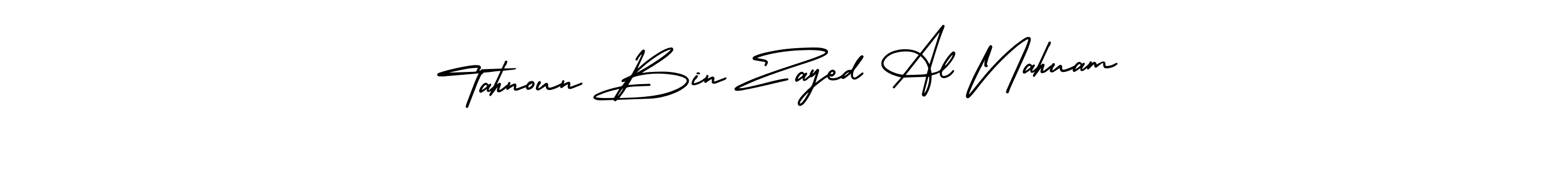 Create a beautiful signature design for name Tahnoun Bin Zayed Al Nahuam. With this signature (AmerikaSignatureDemo-Regular) fonts, you can make a handwritten signature for free. Tahnoun Bin Zayed Al Nahuam signature style 3 images and pictures png